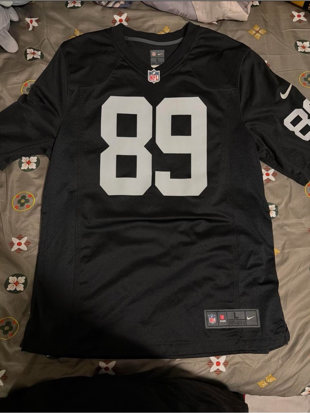 Large (L) Nike Raiders #89 Amari Cooper Jersey